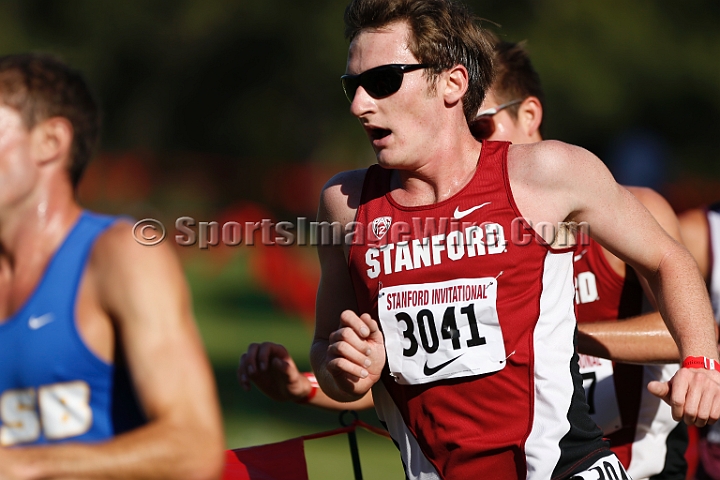 2014StanfordCollMen-80.JPG - College race at the 2014 Stanford Cross Country Invitational, September 27, Stanford Golf Course, Stanford, California.
